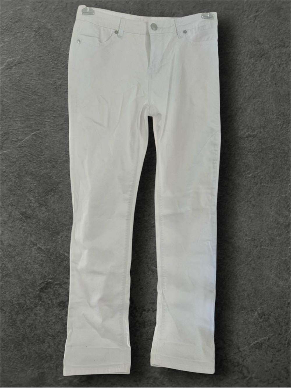 Buffalo White Misha Straight-Leg Jeans 30